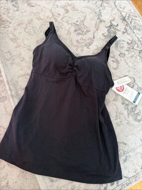 Bravado Black Nursing Tank with Clip-Down Straps 38 B/C new